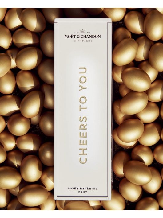 Moët & Chandon Brut Impérial "CHEERS TO YOU" Isotherm Metal Giftbox - 75 CL