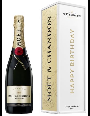 Moët & Chandon Brut Impérial "Happy Birthday" Isotherm Metal Giftbox - 75 CL