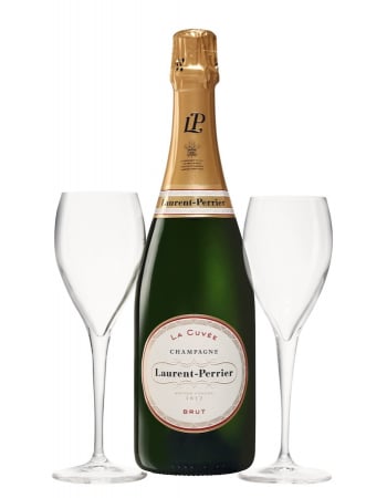 Laurent-Perrier La Cuvée & 2 Verres, Limited Edition Giftbox - 75 cl 2