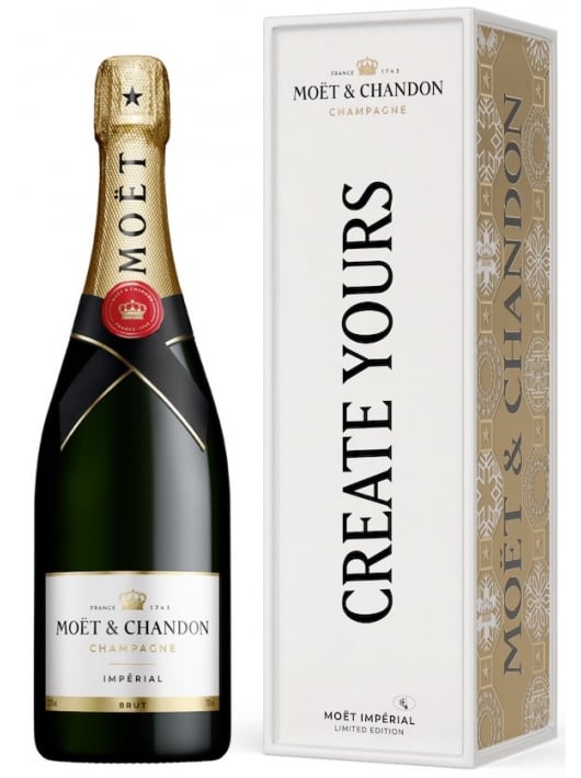 Moët & Chandon Brut Impérial Giftbox Métal Personnalisable - 75 CL