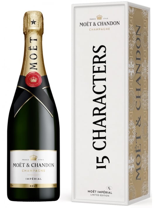 Moët & Chandon Brut Impérial Giftbox Métal Personnalisable - 75 CL