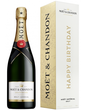 Moët & Chandon Brut Impérial "HAPPY BIRTHDAY" Giftbox - 75 CL