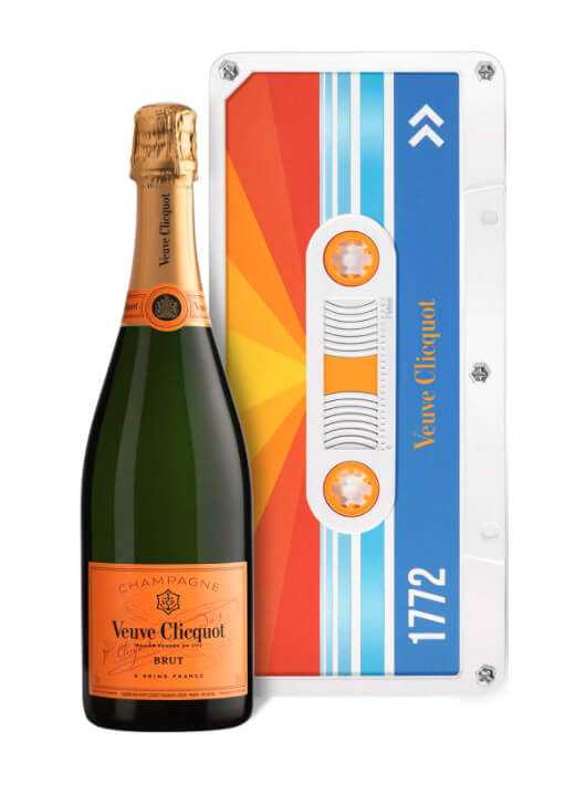 Veuve Clicquot Radiating Retro Chic Tape Limited Edition - 75 CL