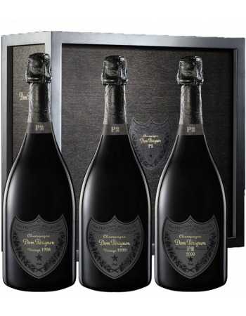 Dom Pérignon P2 Trilogy Limited Edition vintage 1998, 1999, 2000 - 3 x 75 CL