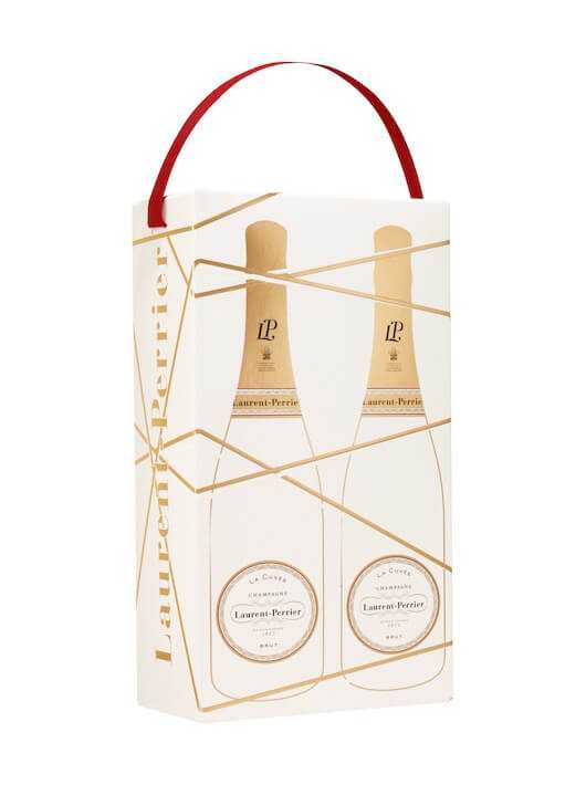 Laurent-Perrier La Cuvée Brut Duo Pack, Limited Edition Giftbox - 2 x 75 cl