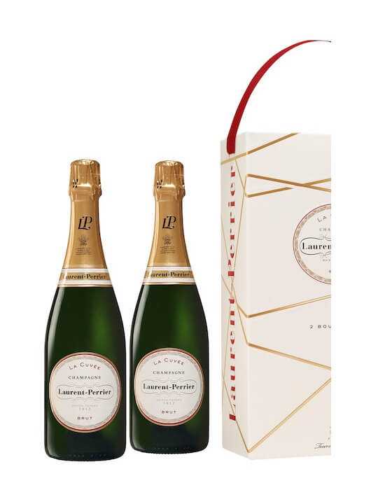 Laurent-Perrier La Cuvée Brut Duo Pack, Limited Edition Giftbox - 2 x 75 cl