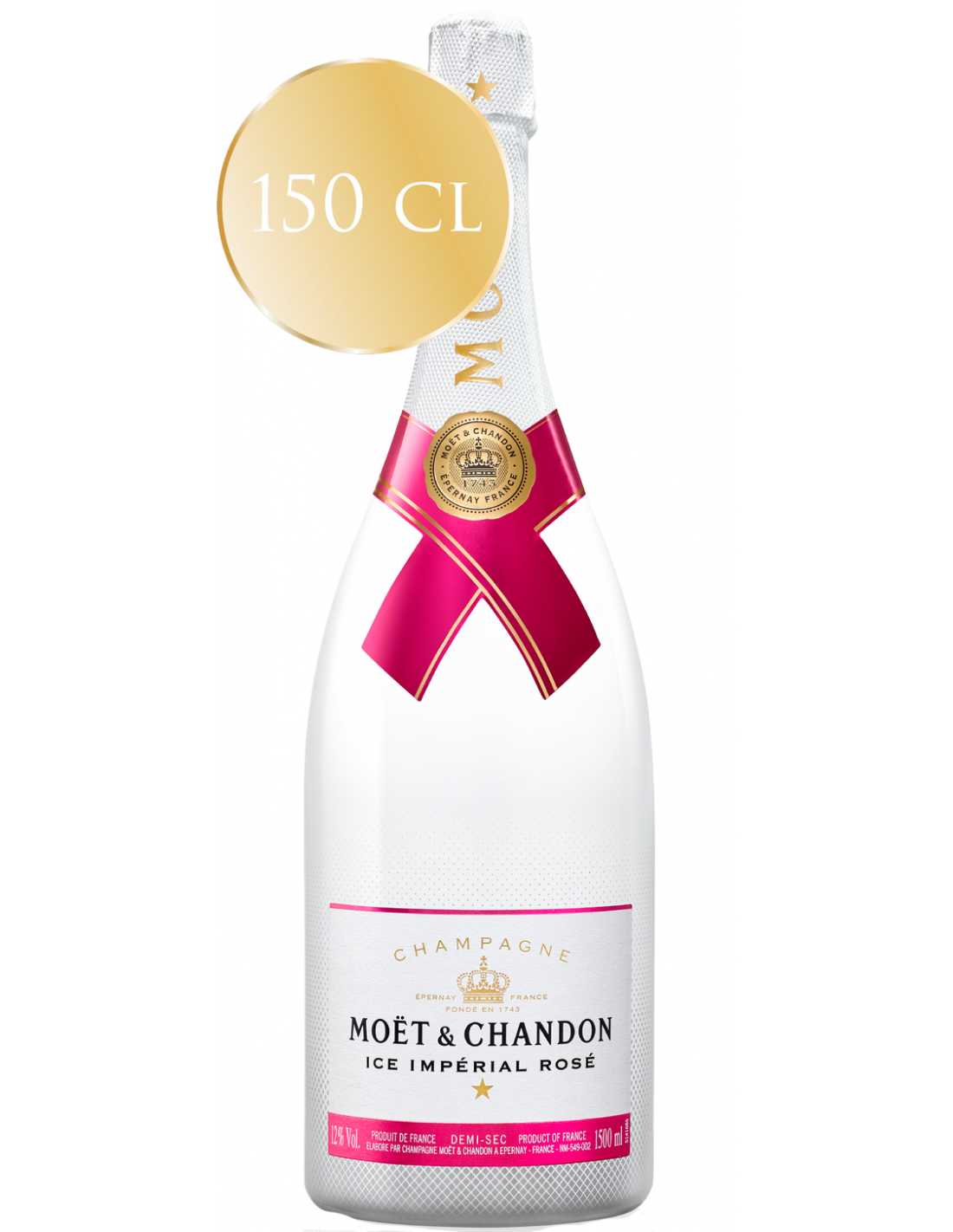 How much does a bottle of rose moet cost