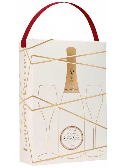 Laurent-Perrier La Cuvée & 2 Gläser, Limited Edition Giftbox - 75 cl