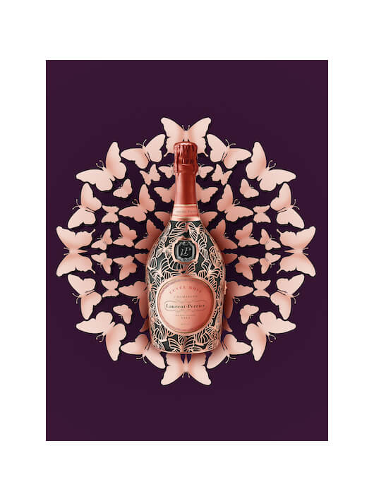 Laurent-Perrier Cuvée rosé Limited Edition "Papillon" - 75 cl