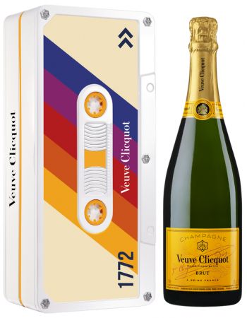 Veuve Clicquot Yellow Label Retro Chic Tape "Stripe" - 75 CL