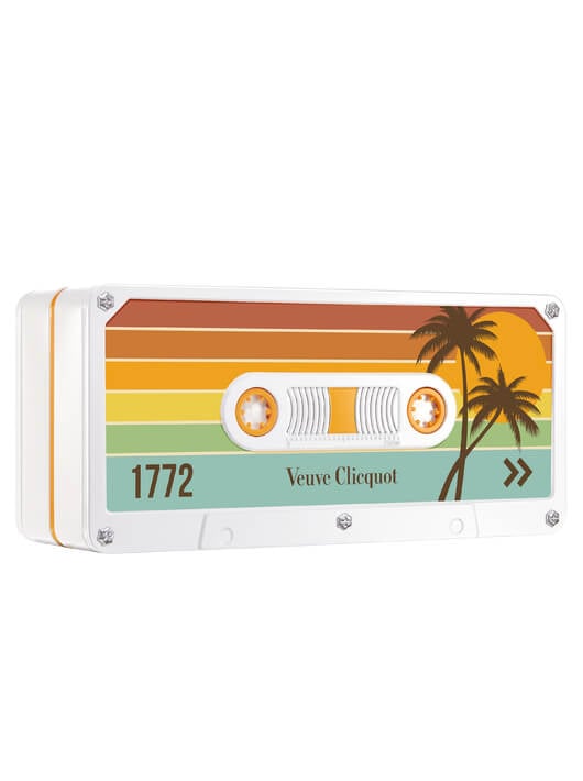 Veuve Clicquot Yellow Label Retro Chic Tape "California" - 75 CL