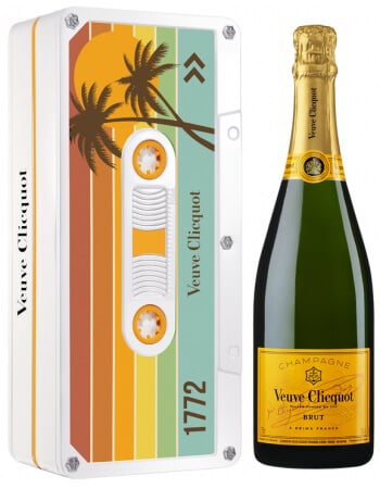 Veuve Clicquot Yellow Label Retro Chic Tape "California" - 75 CL