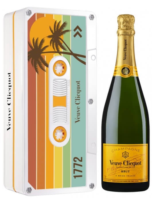 Veuve Clicquot Yellow Label Retro Chic Tape "California" - 75 CL