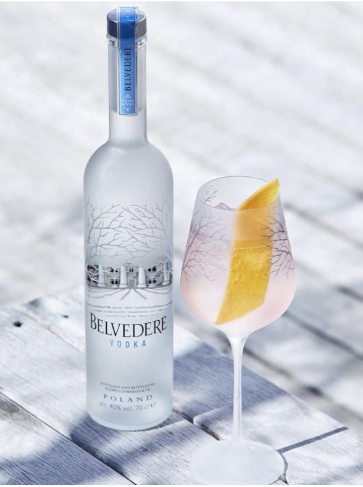 Belvedere Vodka PURE & 1 Glass LIMITED EDITION - 40% - 70 CL