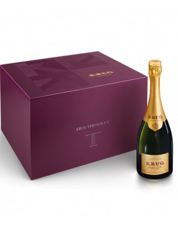 Krug Caisse bois Verticale Grande cuvée 162-167ème - 6 x 75 cl 2