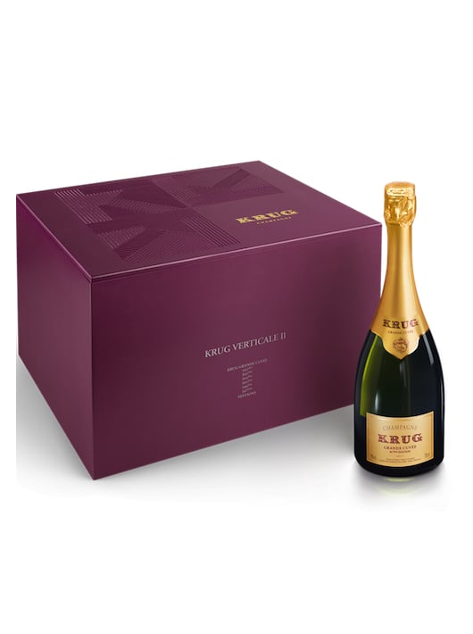 Krug Holzkiste "Verticale" Grande cuvée 162-167ème - 6 x 75 cl