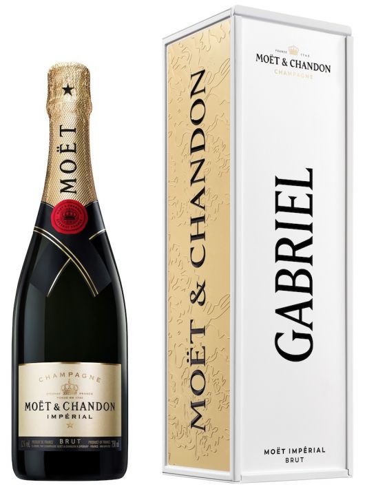 Moët & Chandon Brut Impérial Metall Geschenkbox "Personnalise Me" - 75 CL