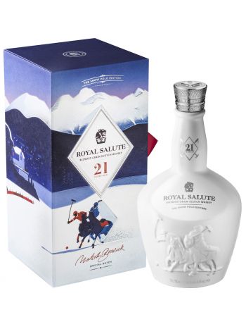 WHISKY ROYAL SALUTE 21 years SNOW POLO EDITION - 46.5% - 70 CL