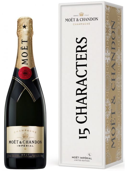 Moët & Chandon Brut Impérial Giftbox Métal Personnalisable - 75 CL