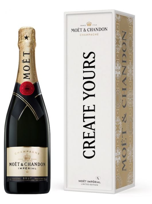 Moët & Chandon Brut Impérial Giftbox Métal Personnalisable - 75 CL