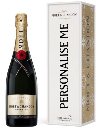 Moët & Chandon Brut Impérial Giftbox Métal Personnalisable - 75 CL