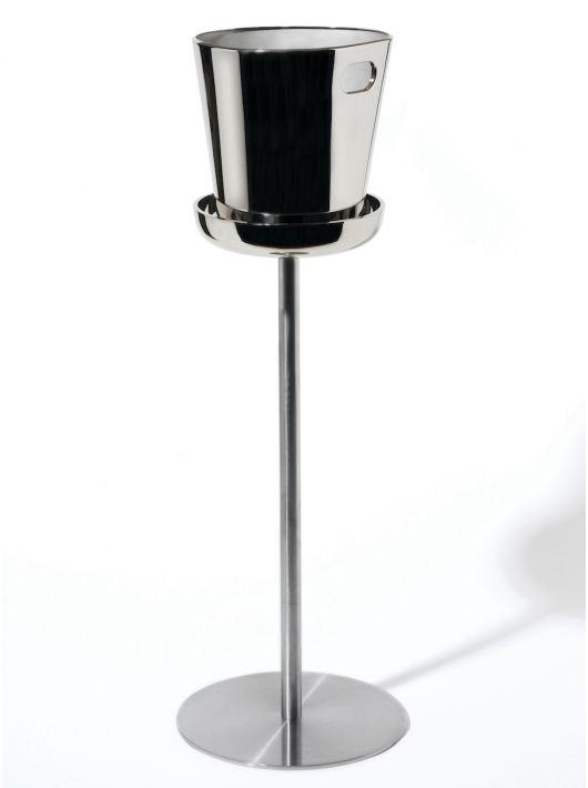 ALESSI Colonne porte-seau inox 18/10 Brillant